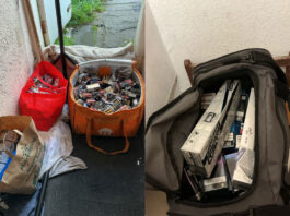Thousands of illicit cigarettes seized in Scottish Borders Bags with thousands of illicit cigarettes inside them found in the Scottish Borders.