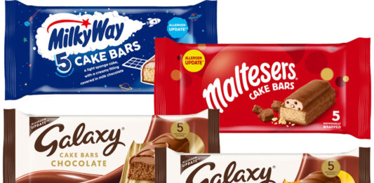 Mars brings back its Cake Bar range Pack shots of Milky Way Cake Bars, Maltesers Cake Bars, Galaxy Cake Bars Chocolate and Galaxy Cake Bars Caramel.
