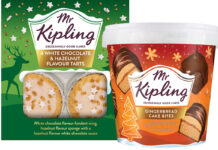 Mr Kipling bakes up new cakes for Christmas Pack shots of Mr Kipling White Chocolate & Hazelnut Flavour Tarts and Mr Kipling Gingerbread Cake Bites.