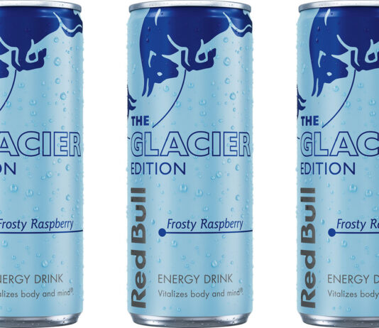 Red Bull launches new Glacier Edition Pack shots of Red Bull The Glacier Edition.