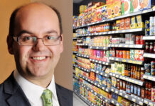‘None the wiser’ on ScotGov food price cap proposal A head shot of David Lonsdale, director at the Scottish Retail Consortium, is next to an image of a store's shelves with a range of ambient goods on them.