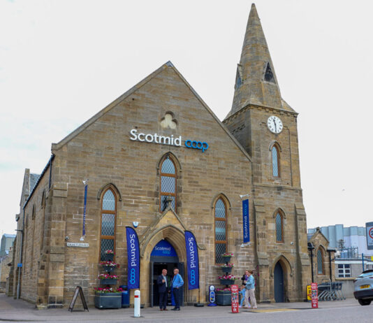 Scotmid reports uplift for profits in half-year results Exterior image of Scotmid Burghead.