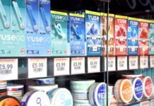 Industry voices concerns over vaping display consultation A cabinet with vape devices inside it.