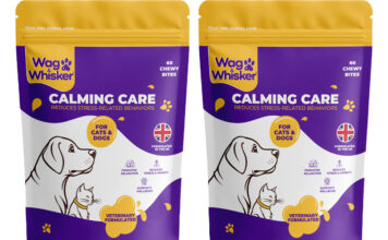 Wag & Whisker rolls out pet calming supplement for Bonfire Night Pack shots of Wag & Whisker Calming Care Supplement.